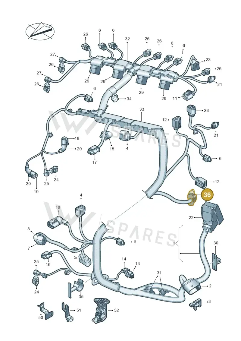 4H0973705 — SEAT Tarraco FR (2018-2024) diagram 793971110, position 36