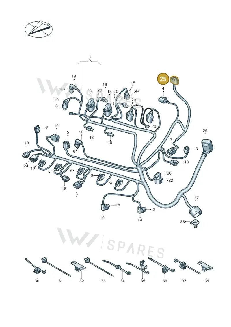 4H0973713B — SEAT Leon style (2019-) diagram 5h0971010, position 25