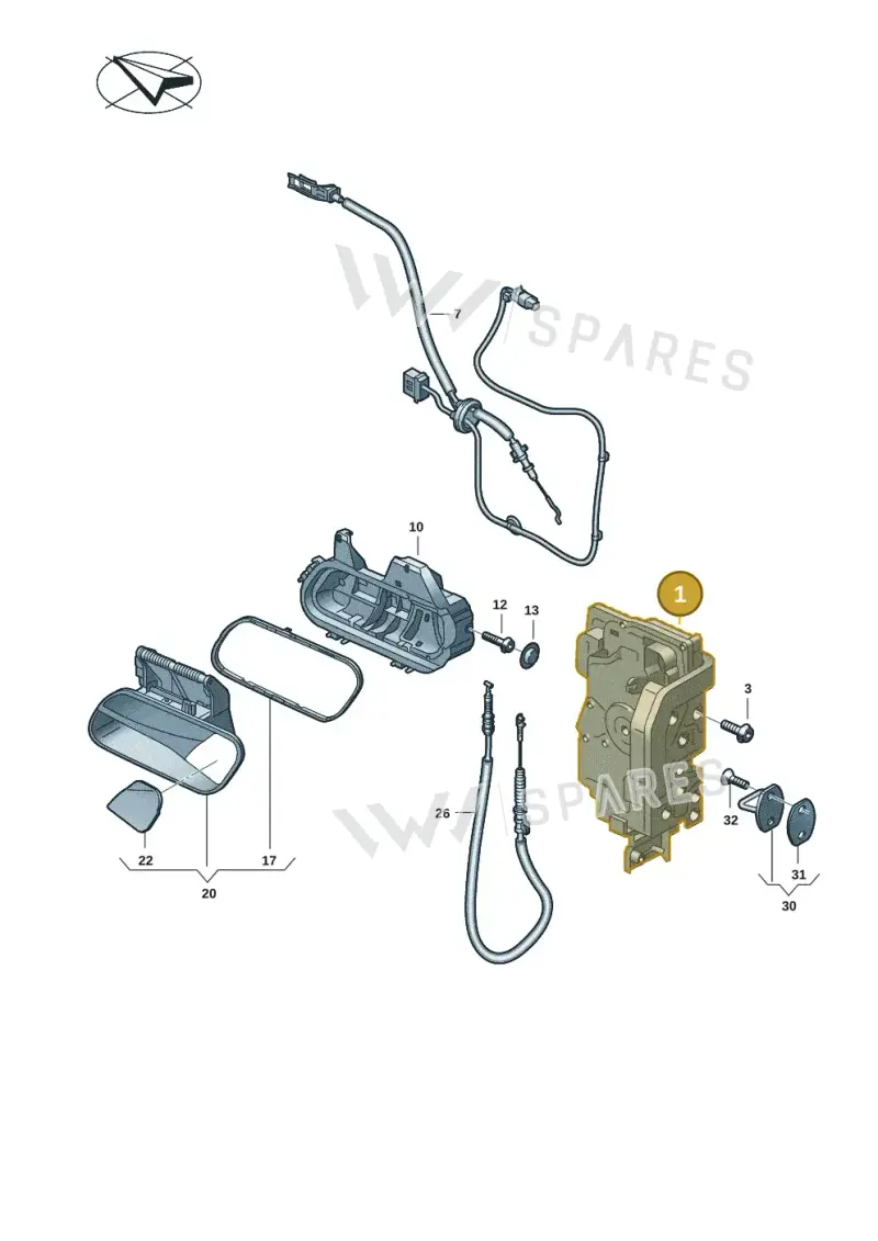 4K1837015N — SEAT Tavascan Cupra (2023-) diagram 11a837000, position 1