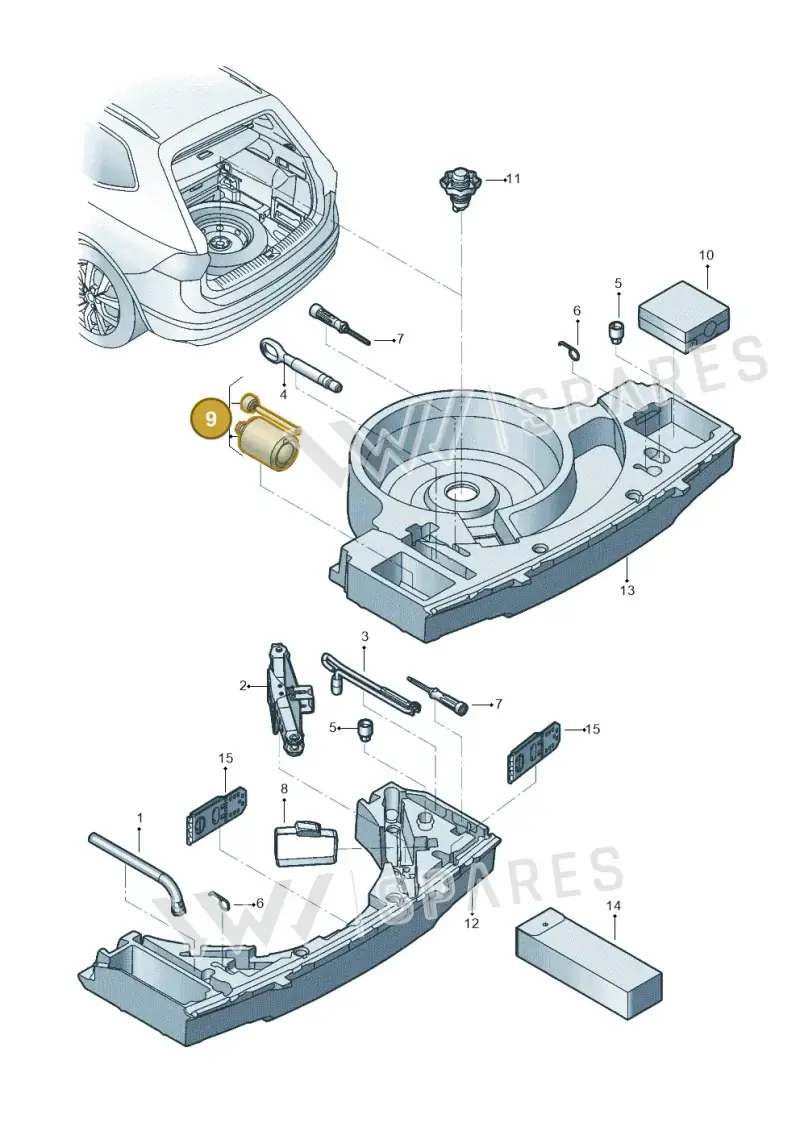 4L0012619B — SEAT Tarraco FR (2018-2024) diagram 833012000, position 9