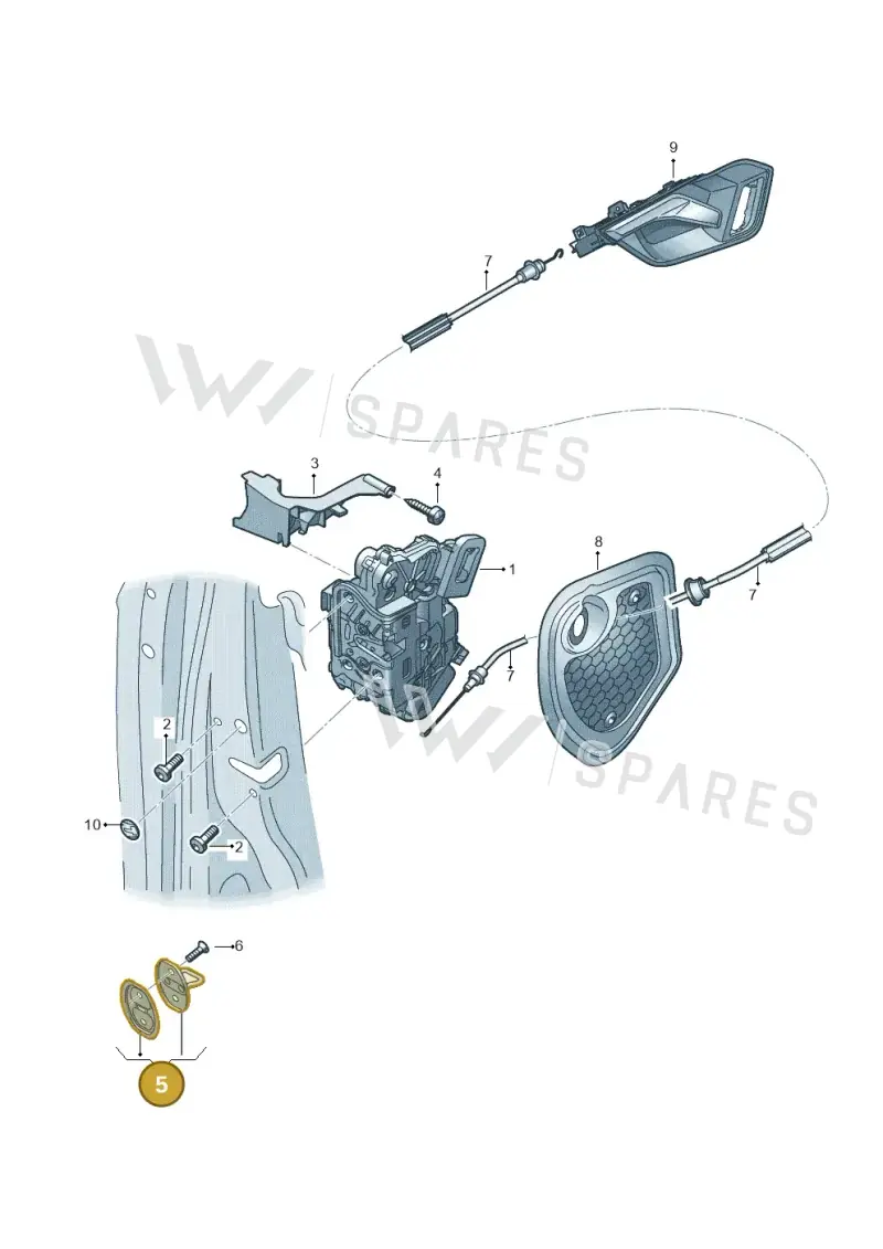4M0837033B — SEAT 578 platform diagram 597837030, position 5