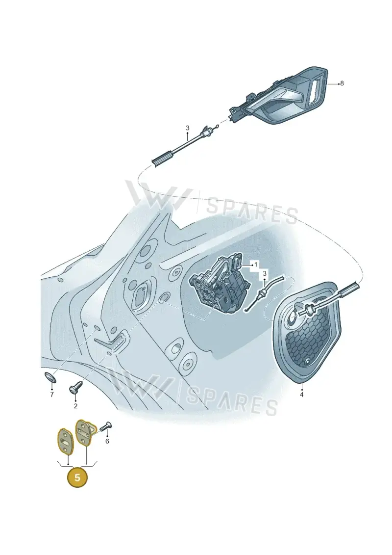 4M0837033B — SEAT 578 platform diagram 597839030, position 5