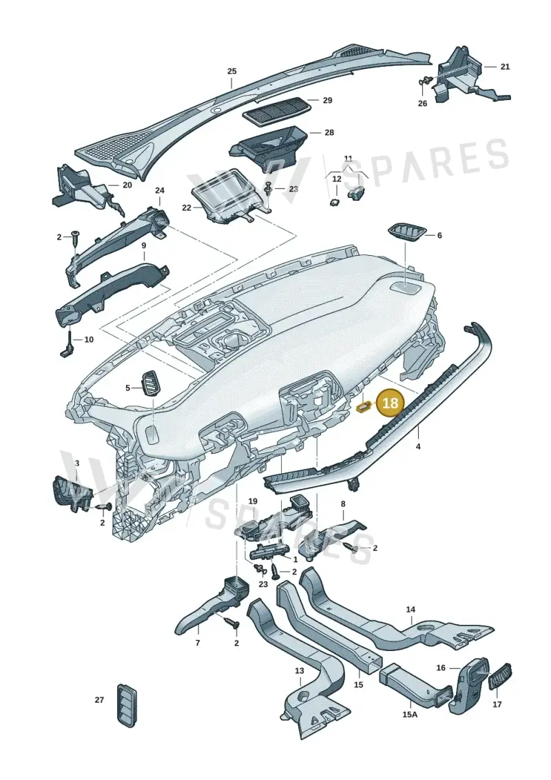 4N0907658 — SEAT Tavascan Cupra (2023-) diagram 20h819300, position 18