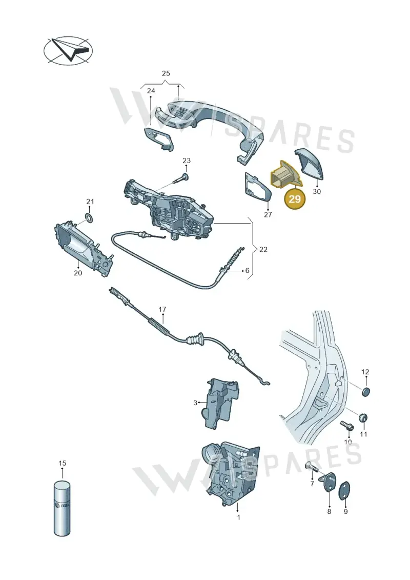 510839168 — SEAT Tarraco FR (2018-2024) diagram 780839000, position 29