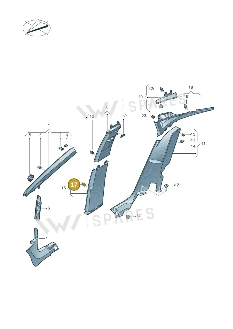 510867276A — SEAT Tavascan Cupra (2023-) diagram 20h867065, position 17