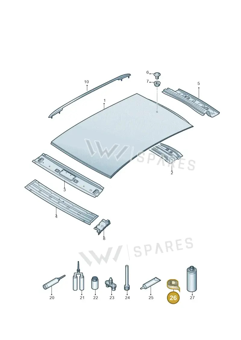 533867910B — SEAT Mii electric (2020-2021) diagram 892817000, position 26