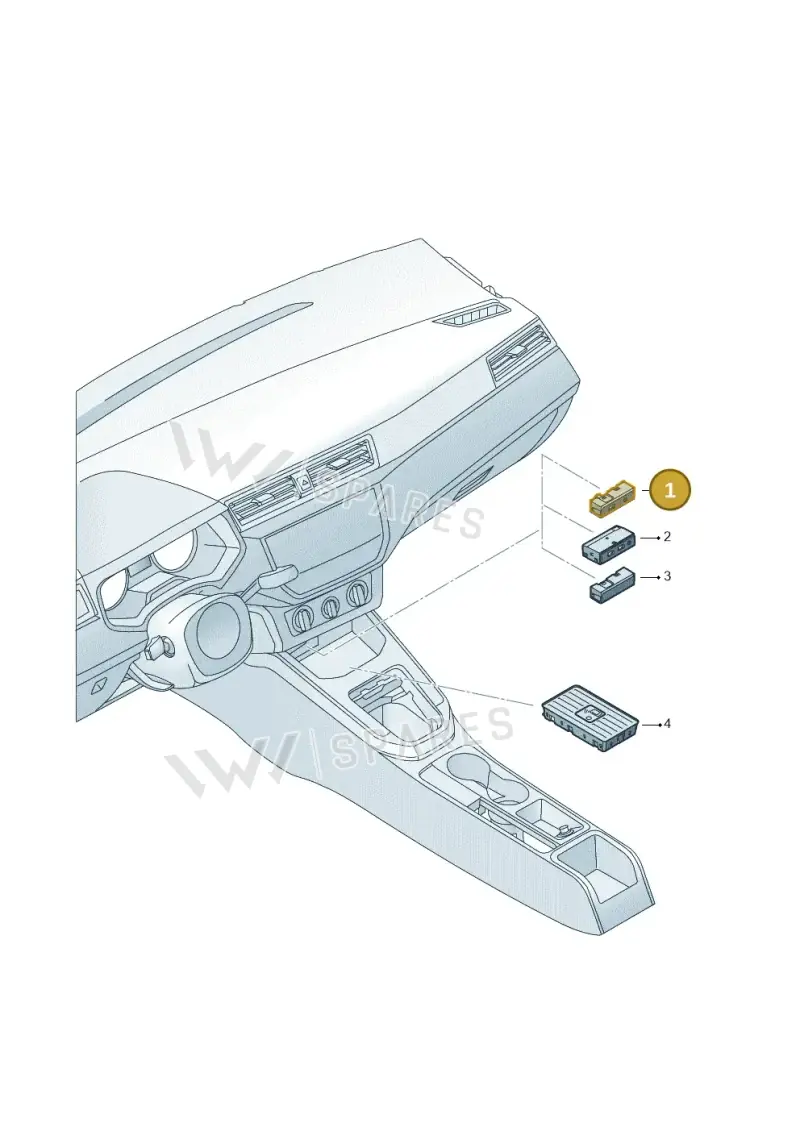 575035222 — SEAT Arona FR (2017-) diagram 835035400, position 1