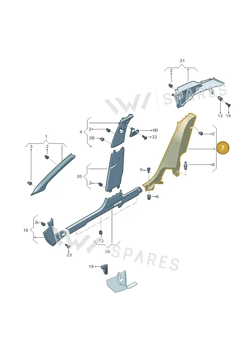 575867765B9B9 — SEAT Ateca Style (2016-) diagram 893867700, position 7