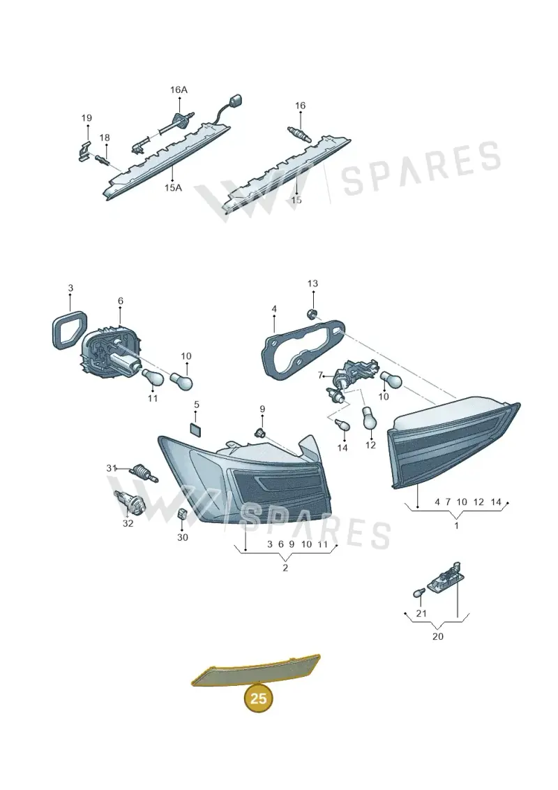 575945105 — SEAT Ateca Style (2016-) diagram 893945000, position 25
