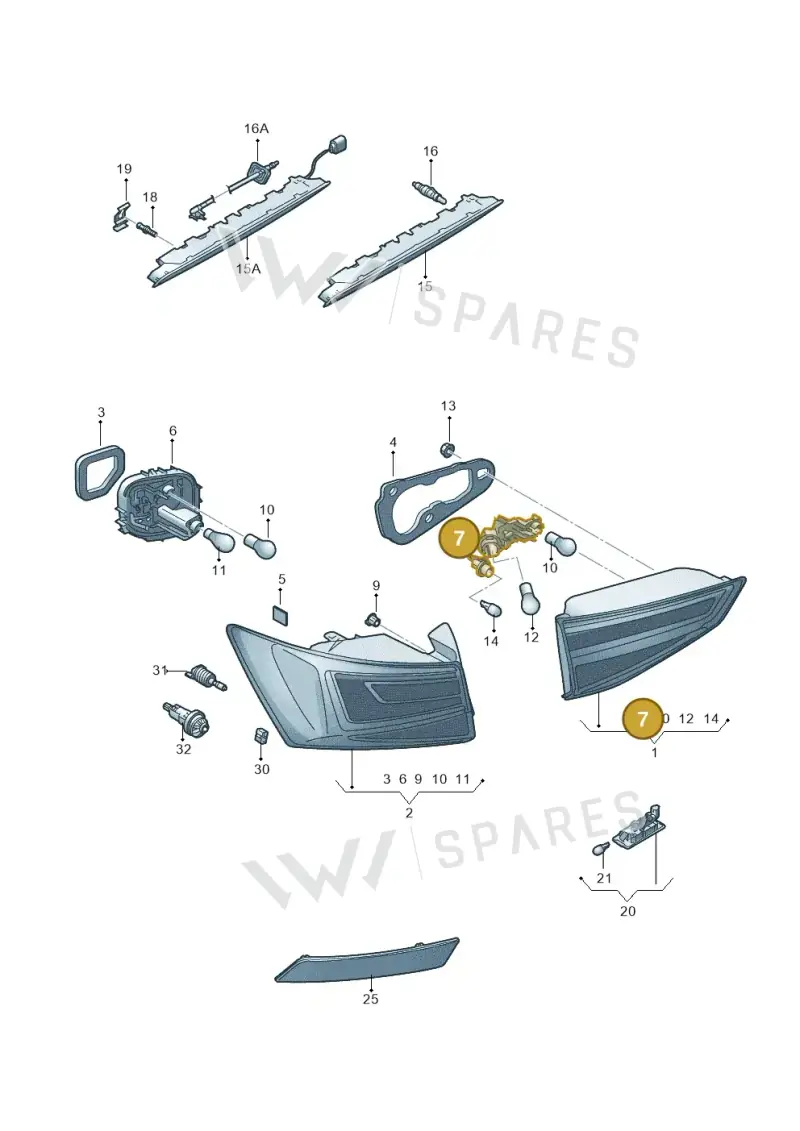 575945231 — SEAT Ateca Style (2016-) diagram 893945000, position 7