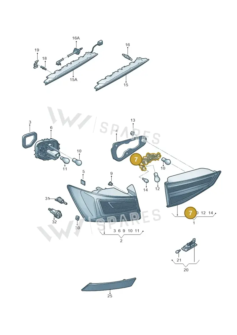 575945232 — SEAT Ateca Style (2016-) diagram 893945000, position 7