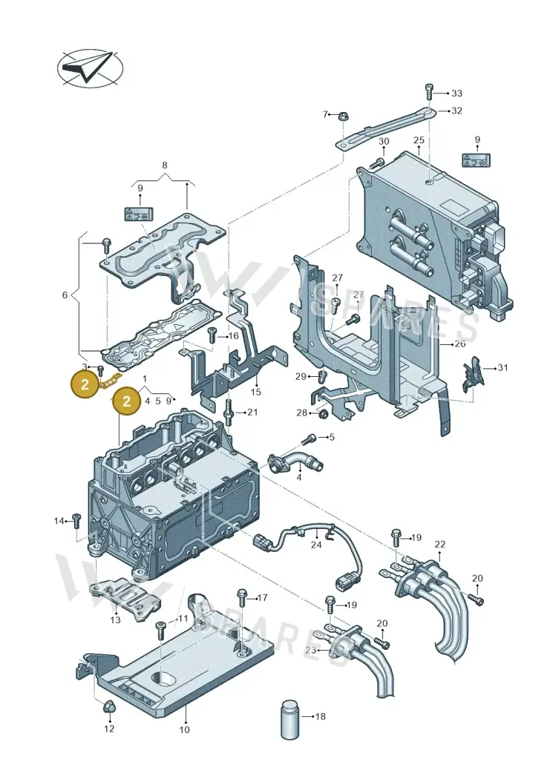 5C0915463 — SEAT Formentor TSI CUPRA (2020-) diagram 793907800, position 2