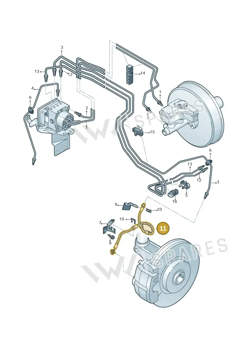 5F0611701 — SEAT Formentor TSI CUPRA (2020-) diagram 745611200, position 11
