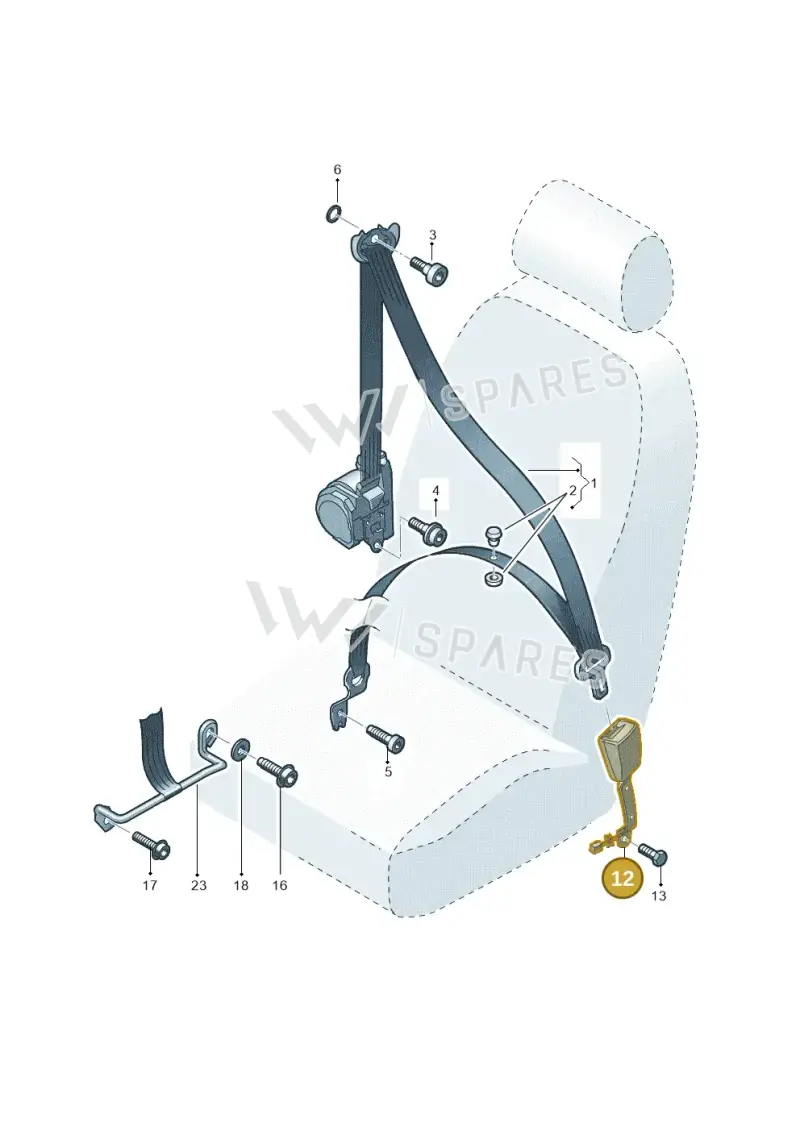 5F0857755YLZ — SEAT Leon ST Stylance (2016-2020) diagram 754857600, position 12