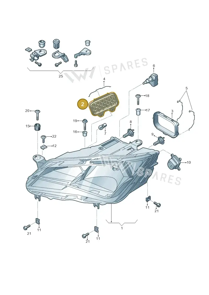 5F0941607A — SEAT Ateca Style (2016-) diagram 893941000, position 2