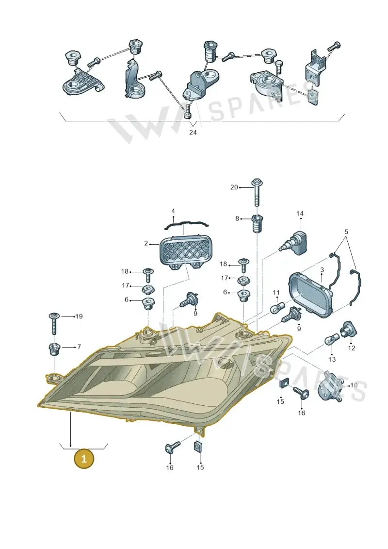 5F1941005B — SEAT Leon ST (2016-2020) diagram 830941000, position 1