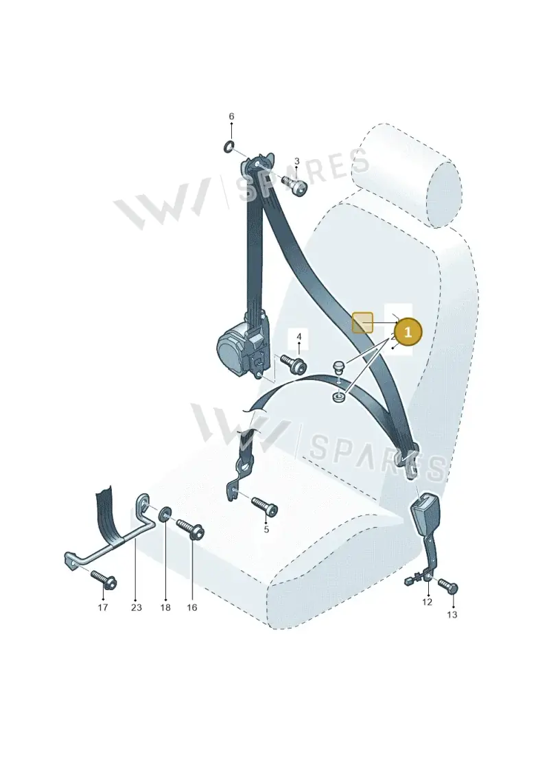 5F3857706ARAA — SEAT Leon ST Stylance (2012-2016) diagram 754857600, position 1