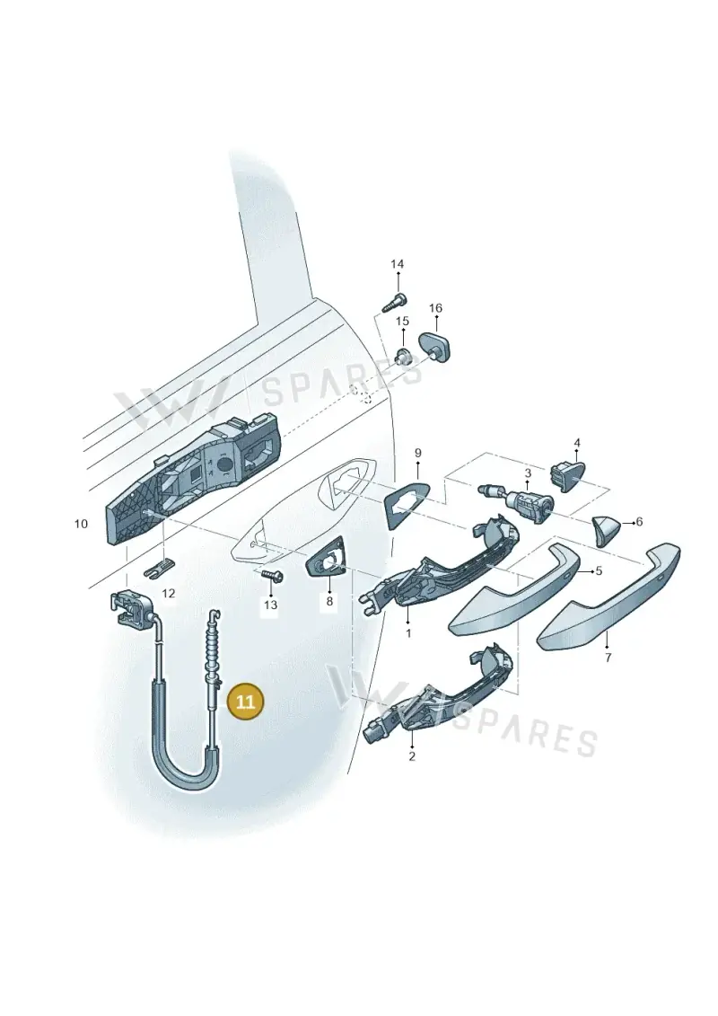 5F4839017A — Skoda Kodiaq (2024-2024) diagram 596837000, position 11