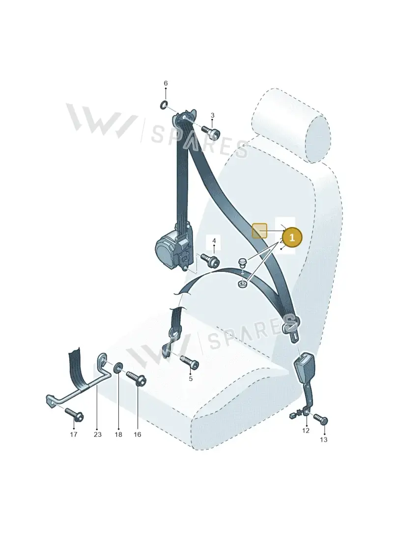 5F4857705ARAA — SEAT Leon ST Stylance (2012-2016) diagram 754857600, position 1
