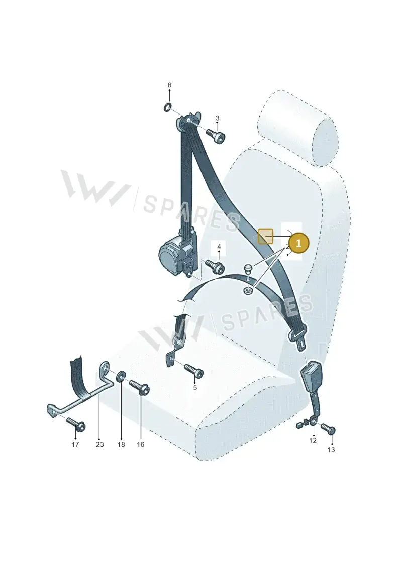 5F4857705CRAA — SEAT Leon ST (2016-2020) diagram 754857600, position 1