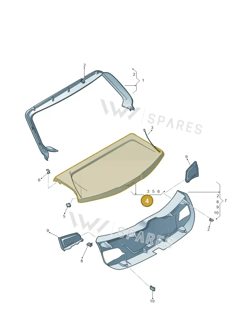 5F4867769A6E8 — SEAT Leon ST (2016-2020) diagram 754867900, position 4