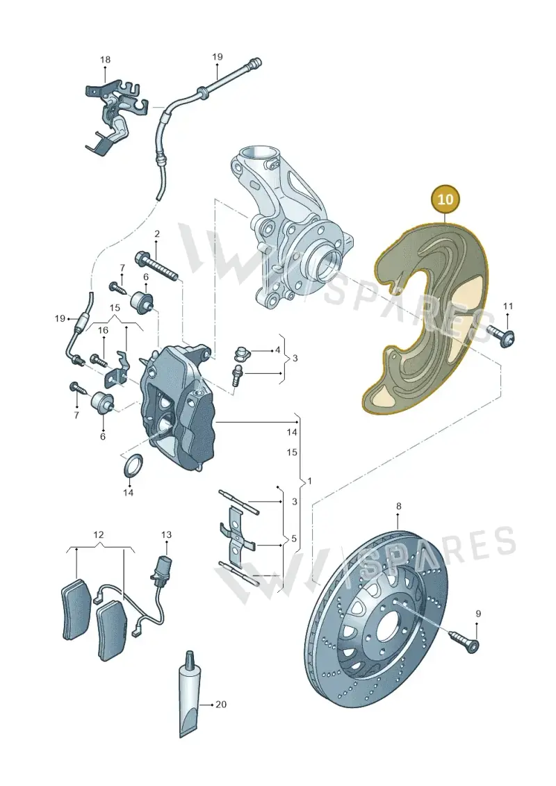 5FA615311 — SEAT CUPRA Formentor (2020-) diagram 676615510, position 10