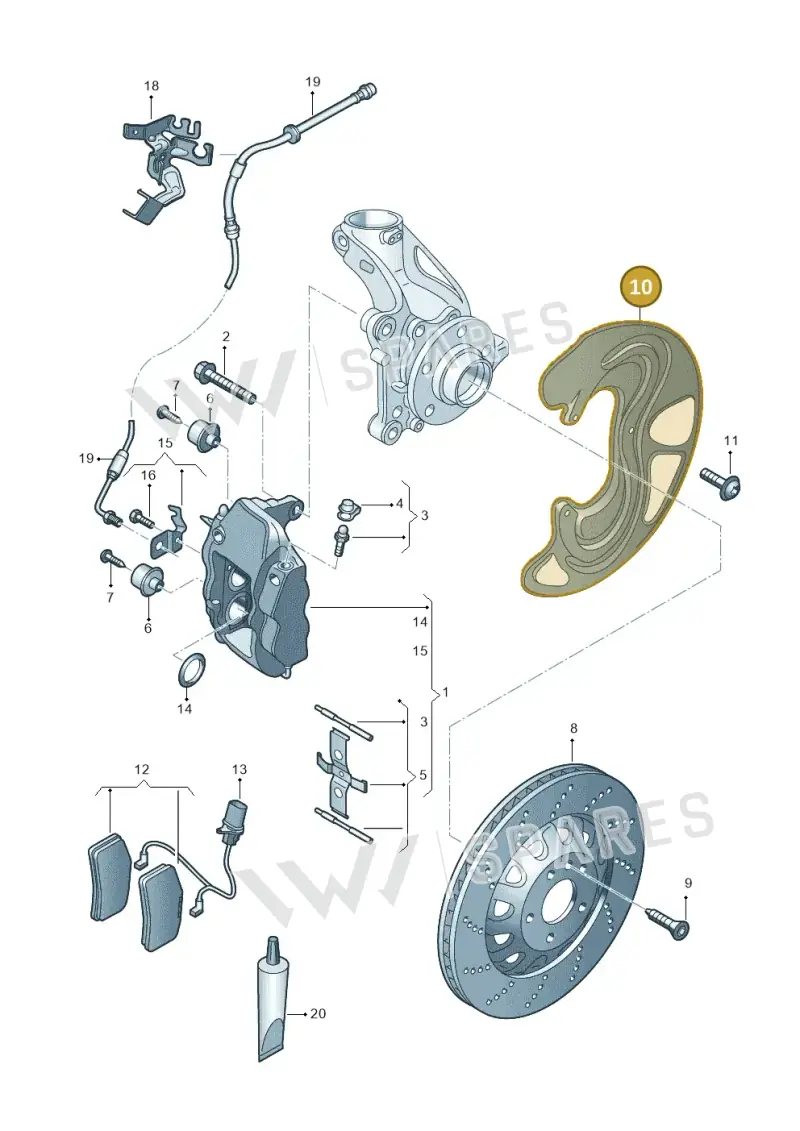 5FA615312 — SEAT CUPRA Formentor (2020-) diagram 676615510, position 10
