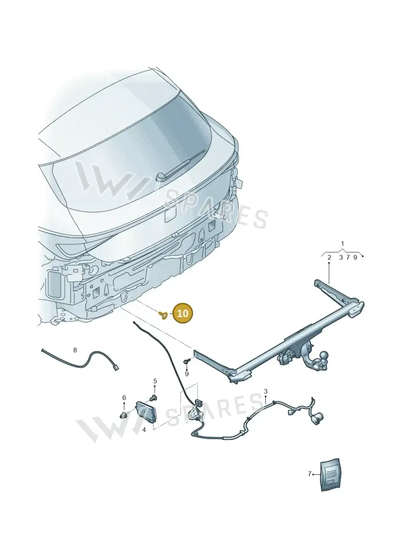 5FA711880A — SEAT CUPRA Formentor (2020-) diagram 5fn945055, position 10