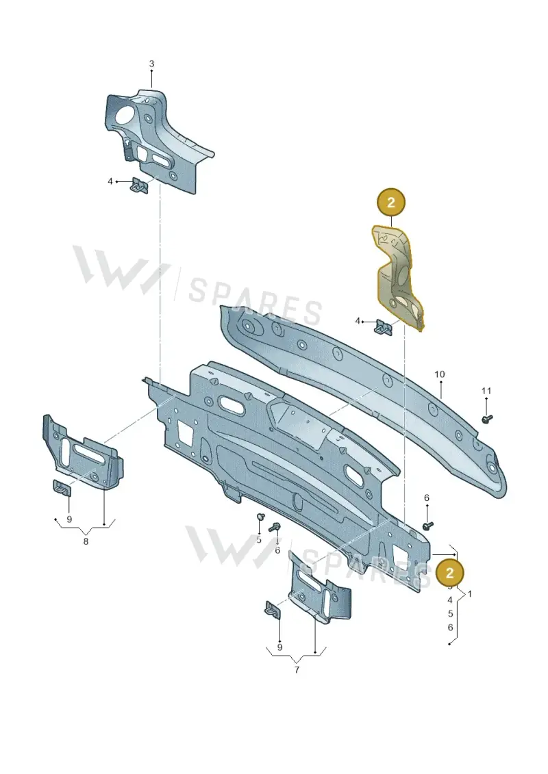 5FA809439 — SEAT Leon (2019-) diagram 5fn813000, position 2