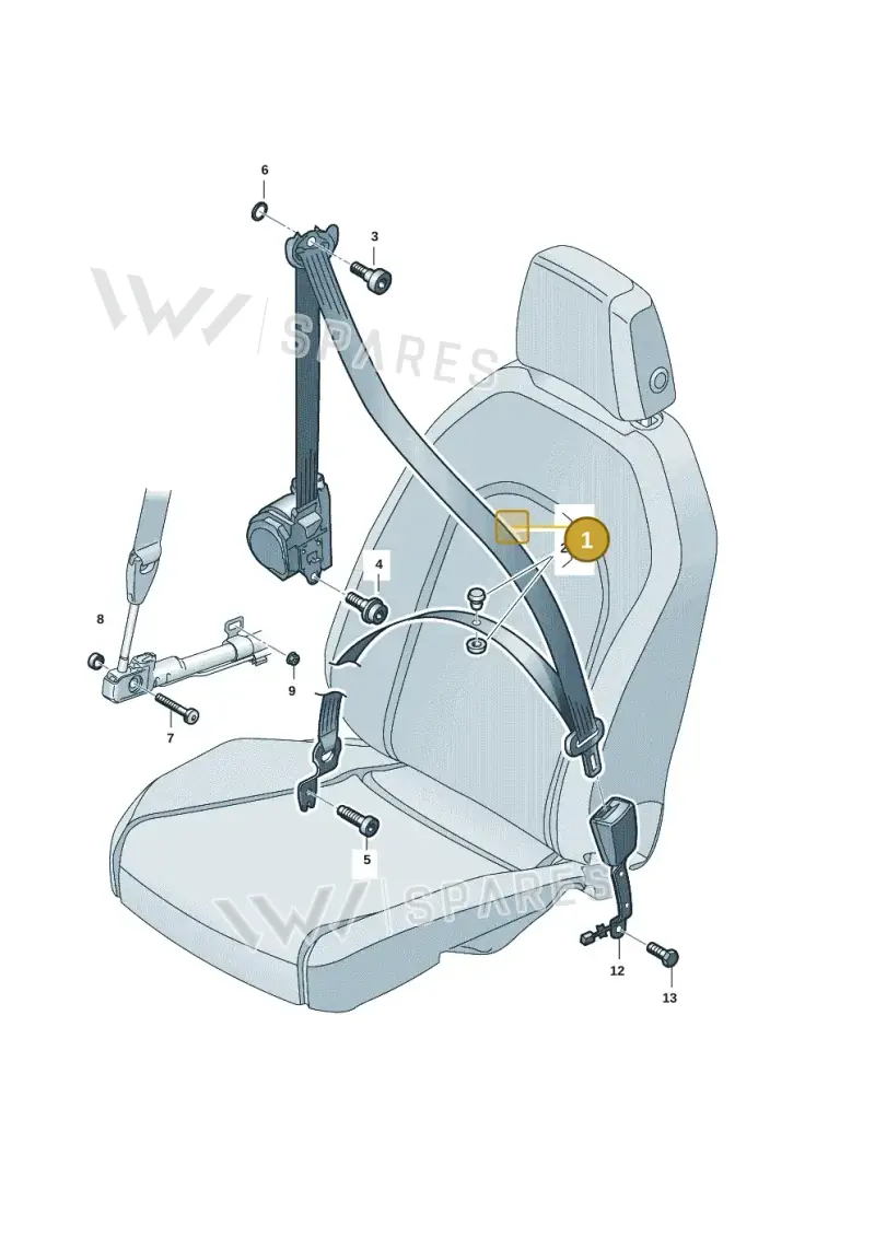 5FA857705LRAA — SEAT CUPRA Formentor (2020-) diagram 5fn857060, position 1