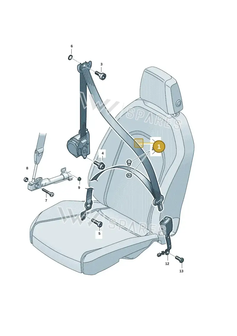 5FA857706HRAA — SEAT CUPRA Formentor (2020-) diagram 5fn857060, position 1