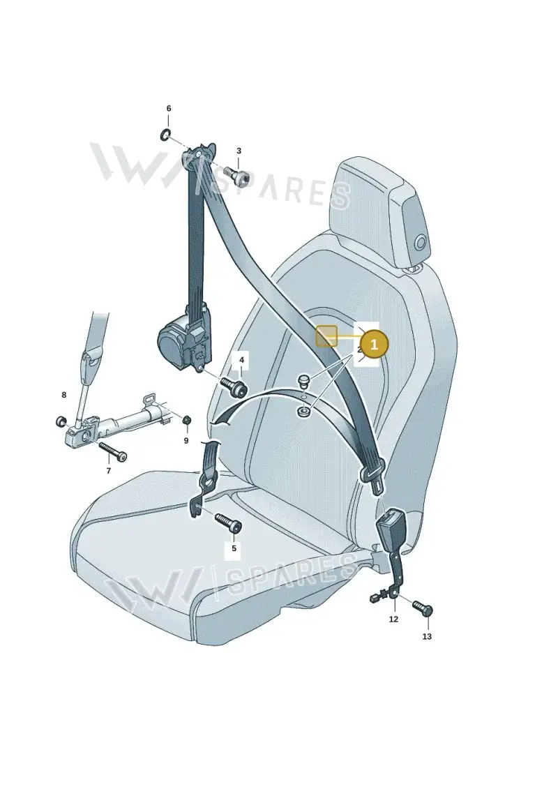 5FA857706KRAA — SEAT CUPRA Formentor (2020-) diagram 5fn857060, position 1