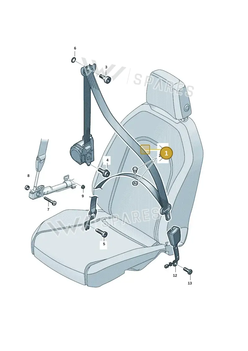 5FA857706LRAA — SEAT CUPRA Formentor (2020-) diagram 5fn857060, position 1