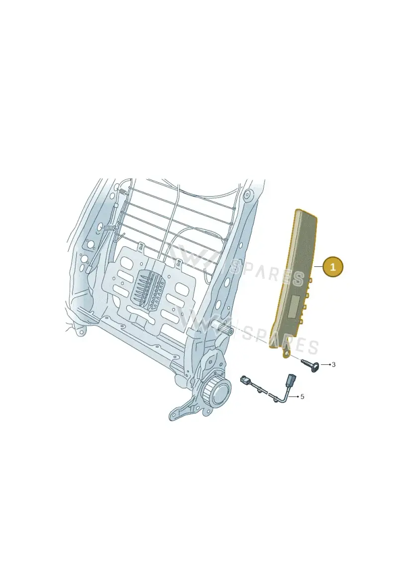 5FA880242G — SEAT CUPRA Born (2021-) diagram 813880200, position 1