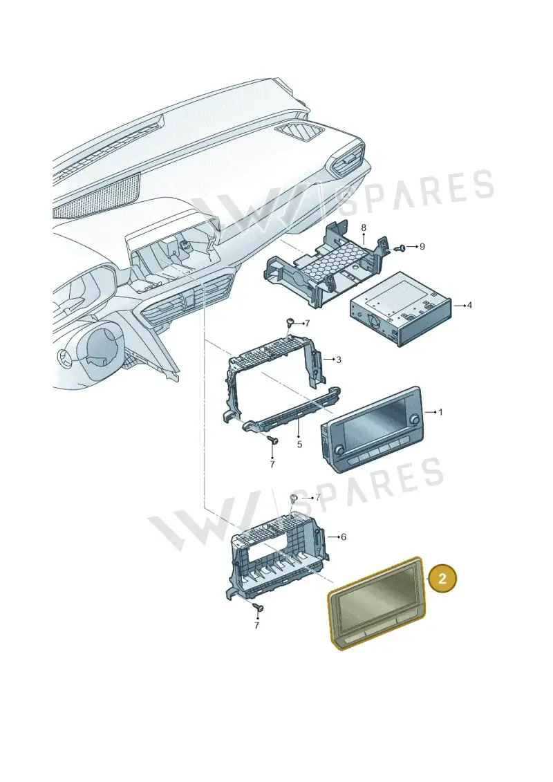 5FA919606A041 — SEAT CUPRA Formentor (2020-) diagram 5fn035000, position 2