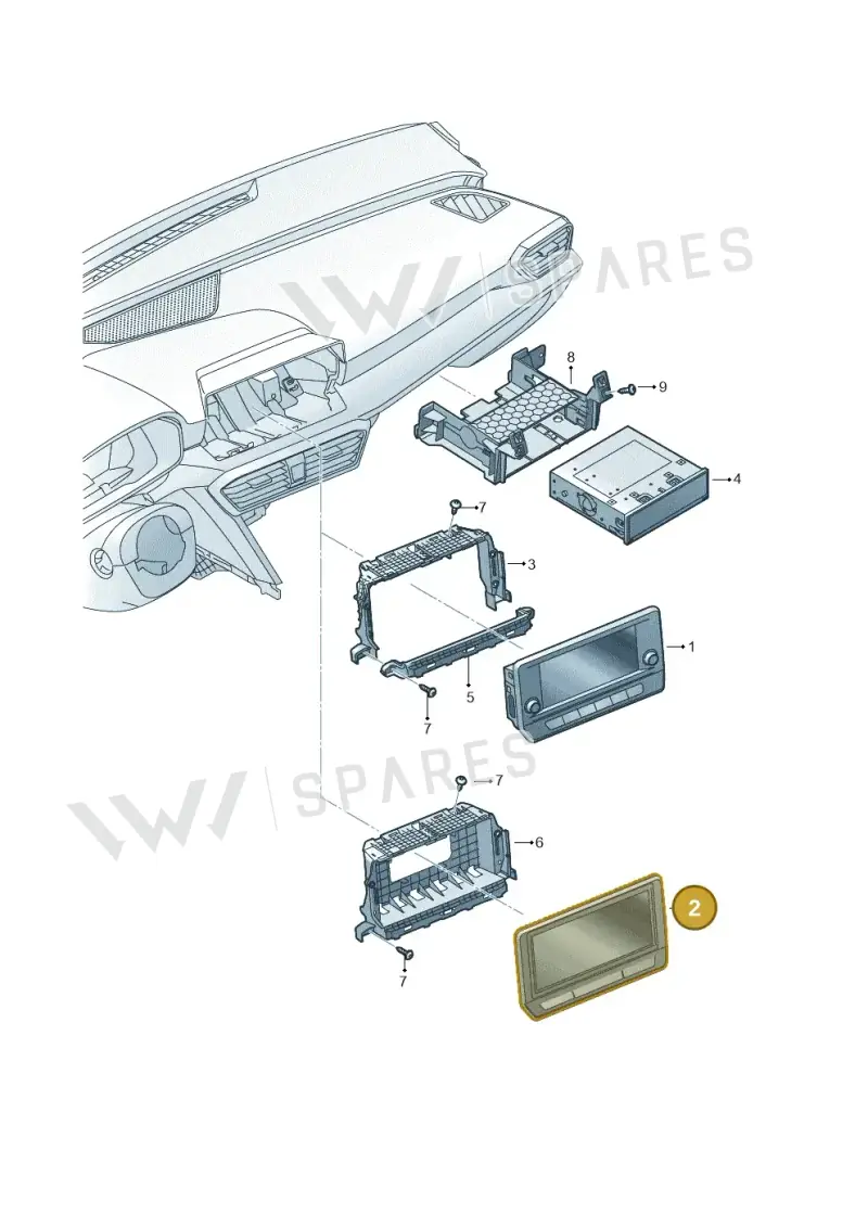 5FA919606C041 — SEAT CUPRA Formentor (2020-) diagram 5fn035000, position 2