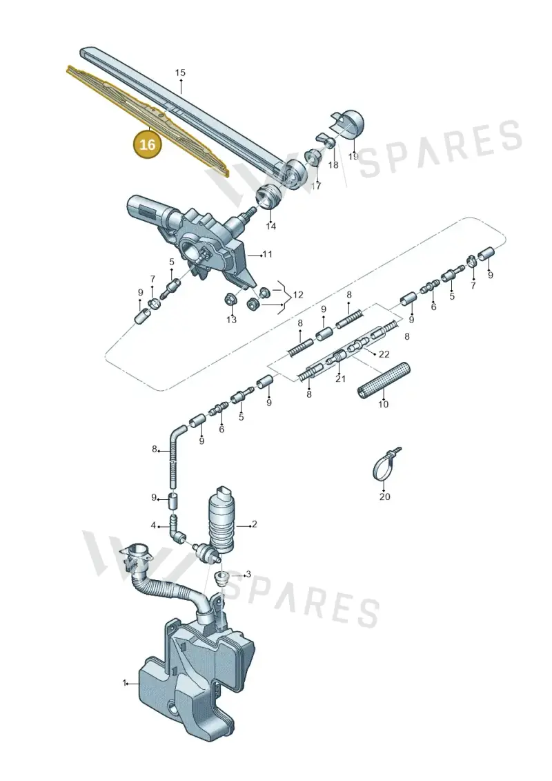 5FA95542703C — SEAT Leon (2019-) diagram 803955200, position 16