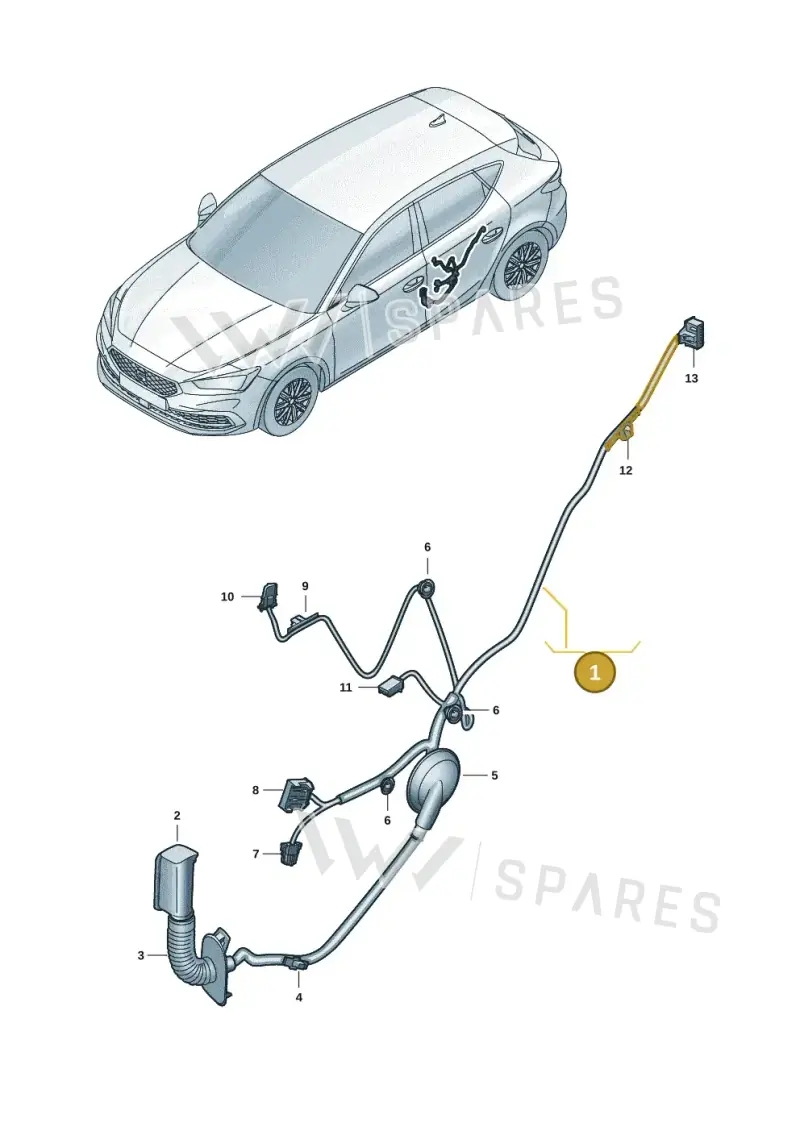5FA971161H — SEAT CUPRA Formentor (2020-) diagram 5fn972030, position 1