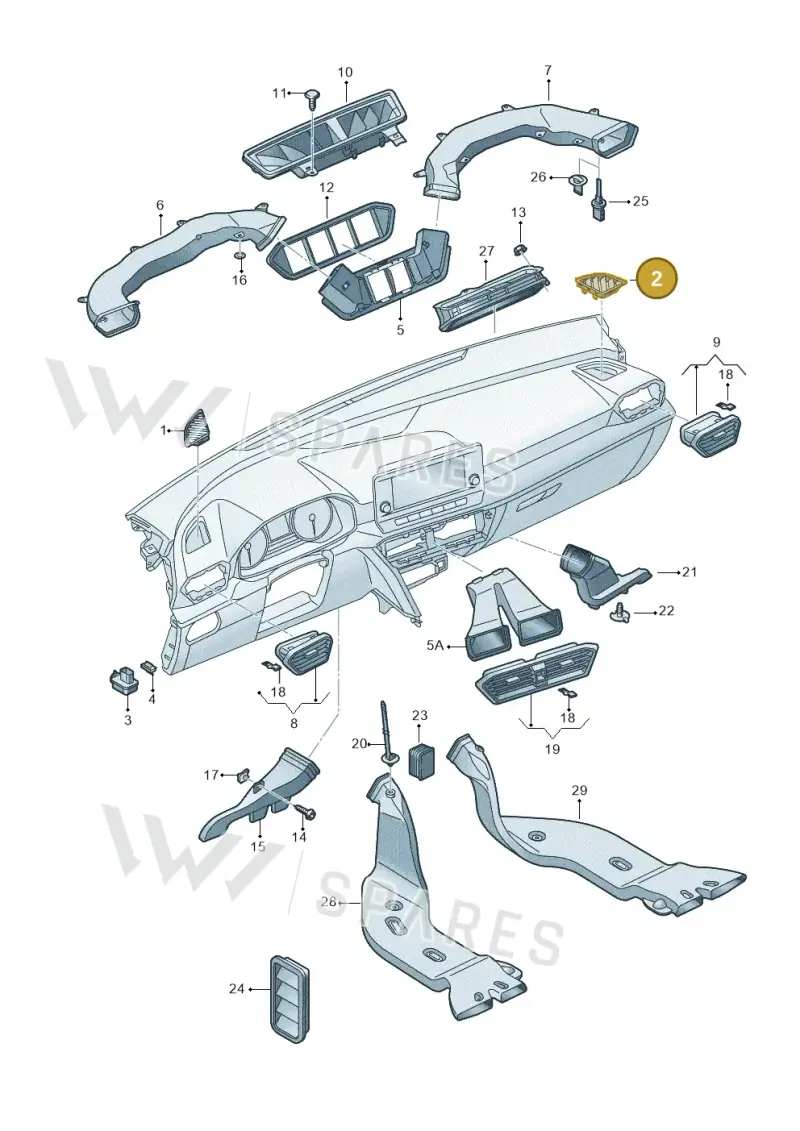 5FB819794A4PK — SEAT CUPRA Formentor (2020-) diagram 5fn819030, position 2