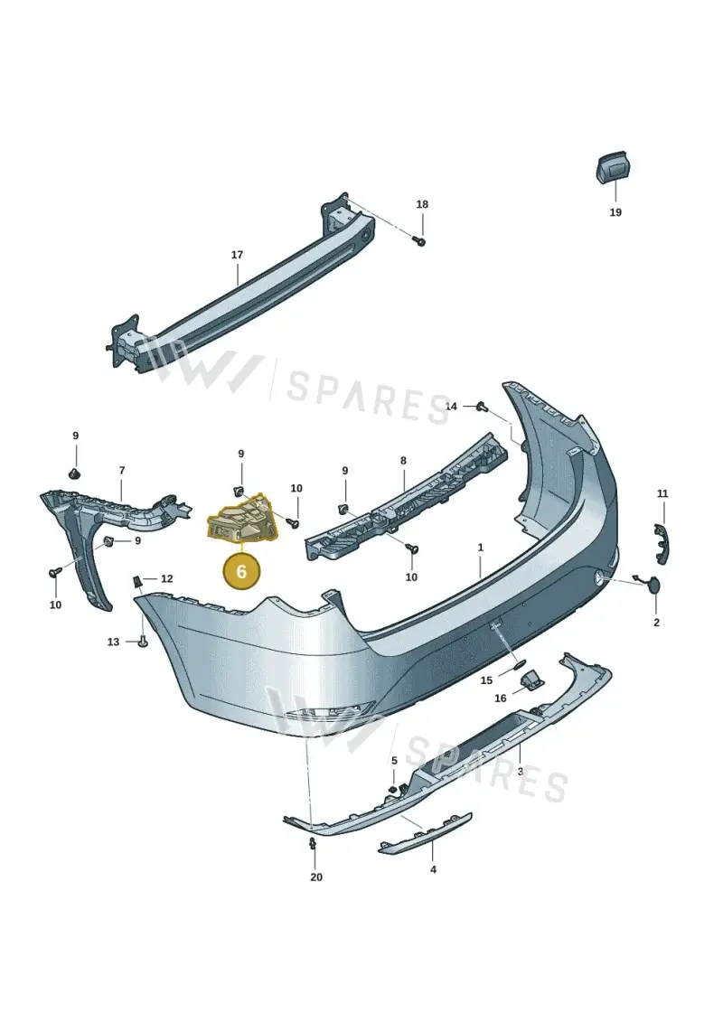 5FE807377A — SEAT Leon (2019-) diagram 5fn807060, position 6