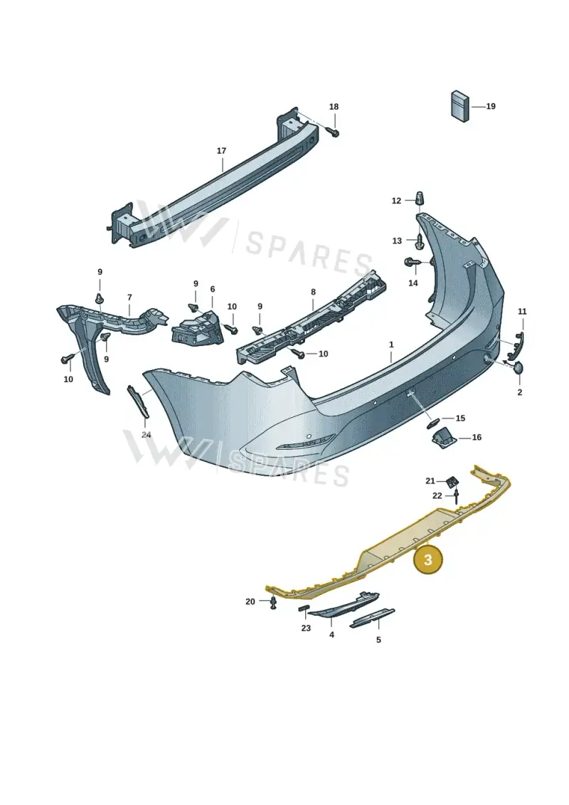 5FE807568C9B9 — SEAT Leon (2019-) diagram 5fn807060, position 3