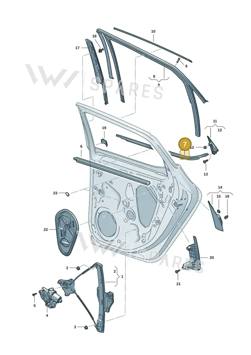 5FE839475A041 — SEAT Leon (2019-) diagram 5fn839060, position 7