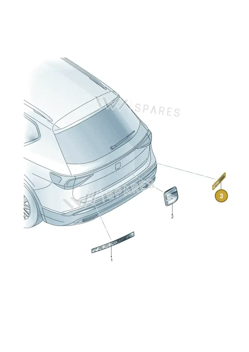 5FE853670AUTZ — SEAT Tarraco FR (2018-2024) diagram 591853030, position 3