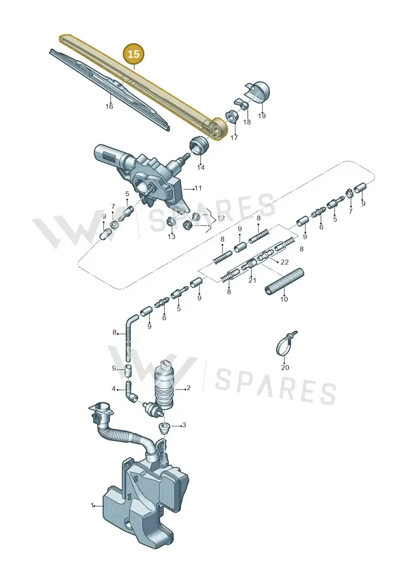 5FE9557079B9 — SEAT Leon (2019-) diagram 803955200, position 15