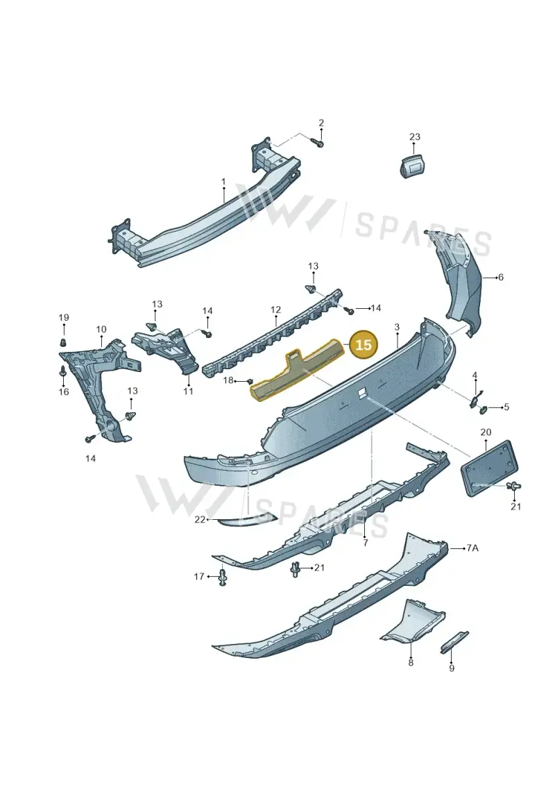 5FF807247 — SEAT CUPRA Formentor (2020-) diagram 5ff807050, position 15