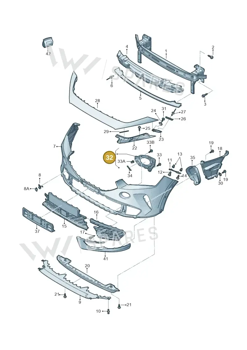 5FF807590A — SEAT Formentor TSI CUPRA (2020-) diagram 5ff807000, position 32