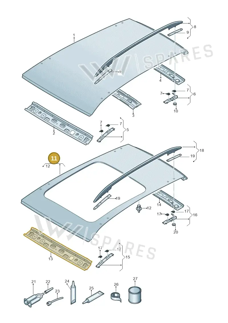 5FF817101A — SEAT CUPRA Formentor (2020-) diagram 5ff817000, position 11