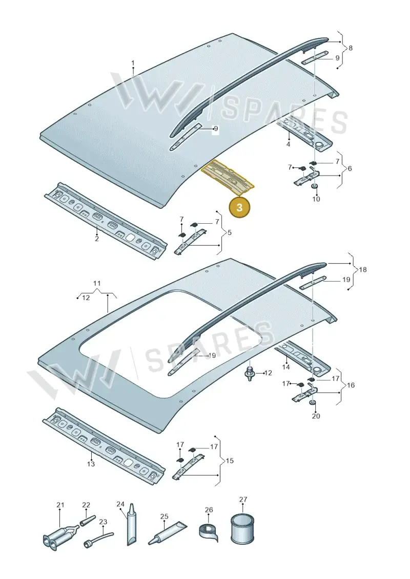 5FF817119 — SEAT CUPRA Formentor (2020-) diagram 5ff817000, position 3