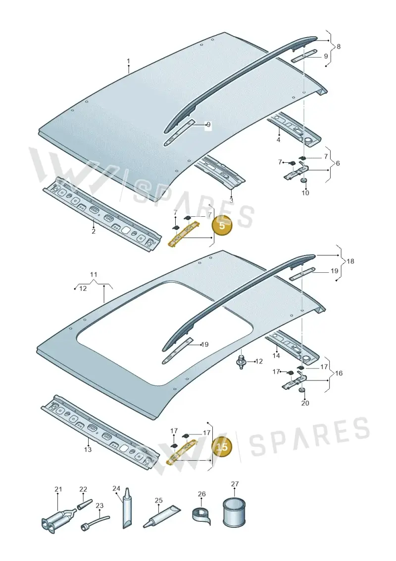 5FF817323A — SEAT CUPRA Formentor (2020-) diagram 5ff817000, position 5+15