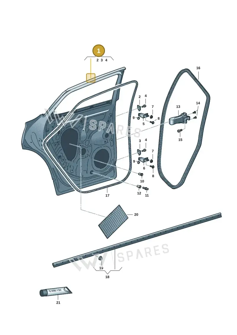 5FF833052A — SEAT CUPRA Formentor (2020-) diagram 5ff833000, position 1